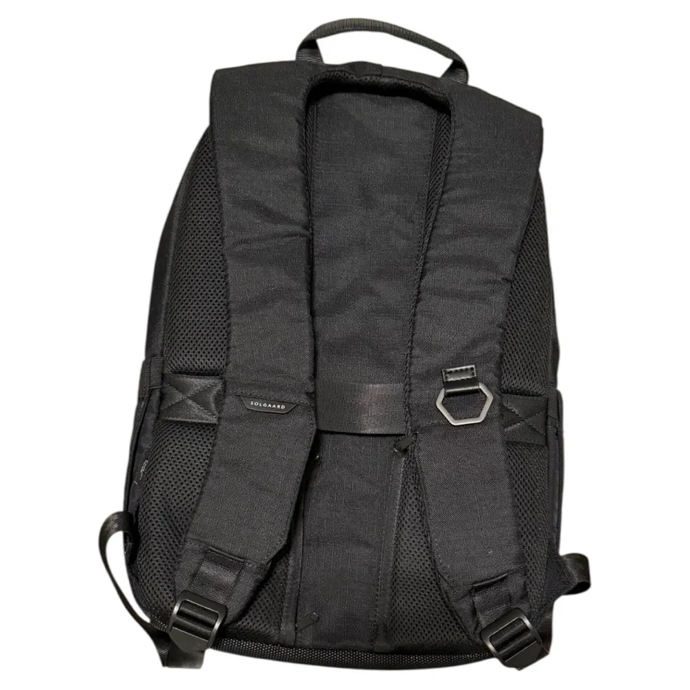 Solgaard Black Shore-Tex Recycled Ocean Plastic Backpack – Excellent - like new